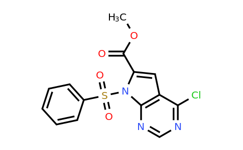 CAS 1363382-96-0 | methyl 7-(benzenesulfonyl)-4-chloro-7H-pyrrolo[2,3-d]pyrimidine-6-carboxylate