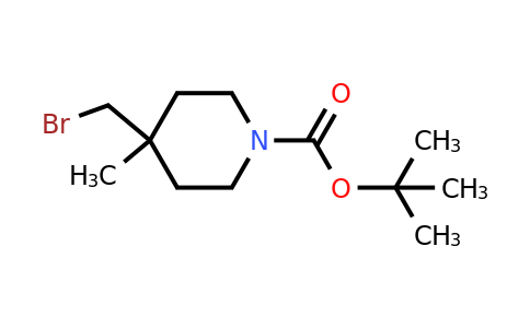 CAS 1363383-33-8 | tert-butyl 4-(bromomethyl)-4-methylpiperidine-1-carboxylate