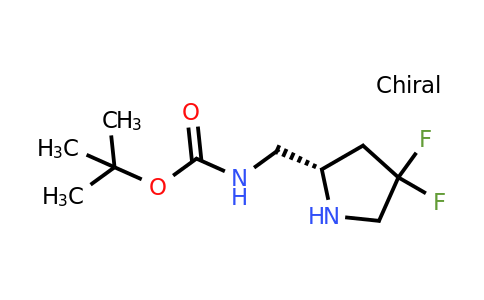 CAS 1363384-66-0 | tert-butyl N-{[(2S)-4,4-difluoropyrrolidin-2-yl]methyl}carbamate