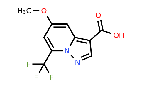 CAS 1363404-67-4 | 5-methoxy-7-(trifluoromethyl)pyrazolo[1,5-a]pyridine-3-carboxylic acid