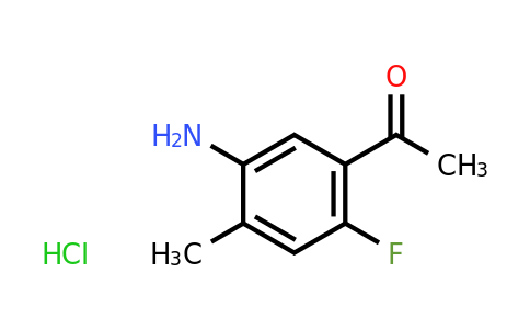 CAS 1363404-68-5 | 1-(5-Amino-2-fluoro-4-methylphenyl)ethanone hydrochloride