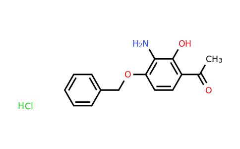 CAS 1363404-82-3 | 1-(3-Amino-4-(benzyloxy)-2-hydroxyphenyl)ethanone hydrochloride