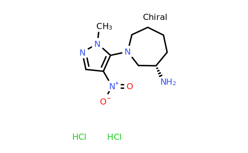 CAS 1363408-25-6 | (S)-1-(1-Methyl-4-nitro-1H-pyrazol-5-yl)azepan-3-amine dihydrochloride