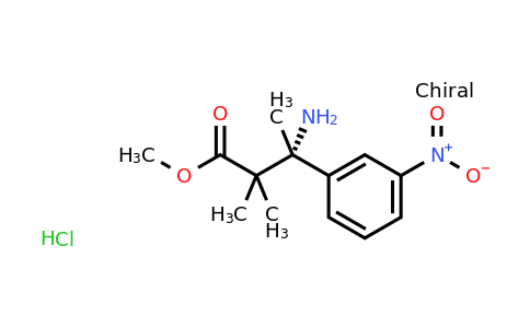 CAS 1363408-38-1 | (R)-Methyl 3-amino-2,2-dimethyl-3-(3-nitrophenyl)butanoate hydrochloride