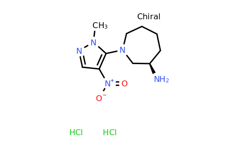 CAS 1363408-47-2 | (R)-1-(1-Methyl-4-nitro-1H-pyrazol-5-yl)azepan-3-amine dihydrochloride