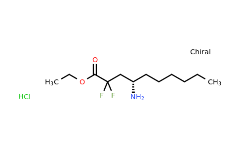 CAS 1363408-59-6 | (S)-Ethyl 4-amino-2,2-difluorodecanoate hydrochloride