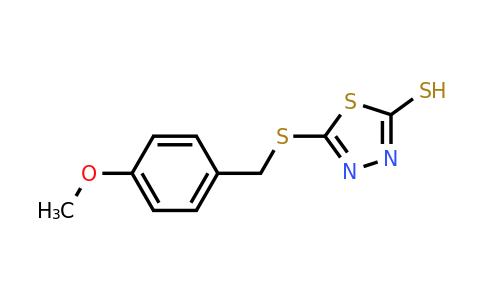 CAS 136384-20-8 | 5-{[(4-methoxyphenyl)methyl]sulfanyl}-1,3,4-thiadiazole-2-thiol