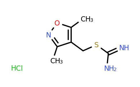 CAS 136389-69-0 | {[(dimethyl-1,2-oxazol-4-yl)methyl]sulfanyl}methanimidamide hydrochloride