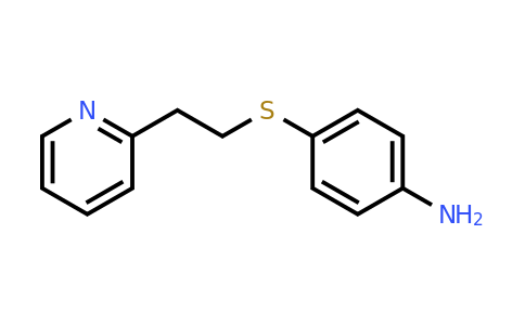 CAS 136401-56-4 | 4-((2-(Pyridin-2-yl)ethyl)thio)aniline