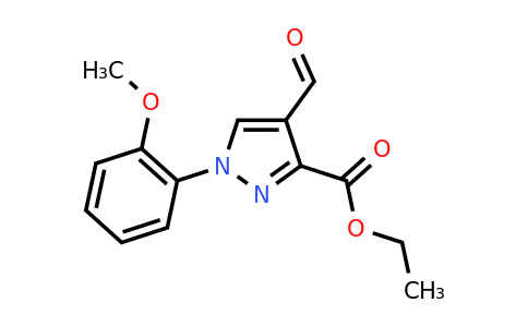 CAS 1364523-65-8 | ethyl 4-formyl-1-(2-methoxyphenyl)-1H-pyrazole-3-carboxylate