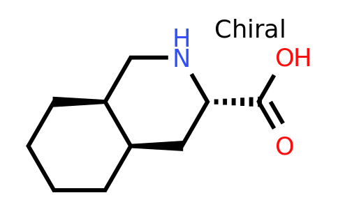 CAS 136465-84-4 | (3S,4aR,8aR)-1,2,3,4,4a,5,6,7,8,8a-decahydroisoquinoline-3-carboxylic acid