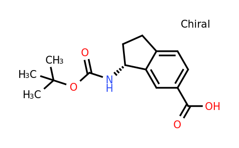 CAS 1365157-31-8 | (3R)-3-(tert-butoxycarbonylamino)indane-5-carboxylic acid