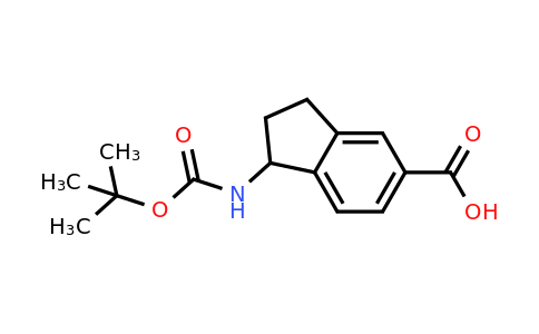 CAS 1365158-55-9 | 1-((tert-butoxycarbonyl)amino)-2,3-dihydro-1H-indene-5-carboxylic acid