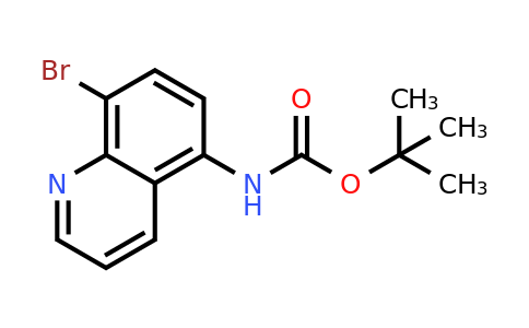 CAS 1365272-14-5 | 5-(N-BOC-Amino)-8-bromoquinoline