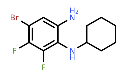 CAS 1365272-15-6 | 5-Bromo-2-(N-cyclohexylamino)-3,4-difluoroaniline