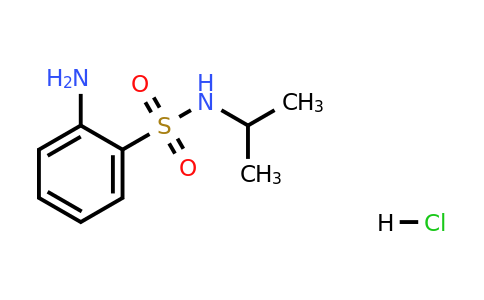 CAS 1365272-16-7 | 2-Amino-N-isopropylbenzenesulfonamide, HCl