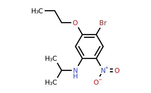 CAS 1365272-85-0 | 4-Bromo-N-isopropyl-2-nitro-5-propoxyaniline