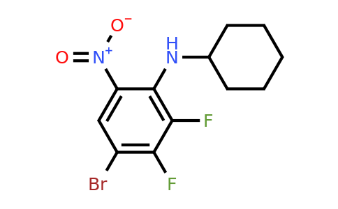 CAS 1365272-99-6 | 4-Bromo-N-cyclohexyl-2,3-difluoro-6-nitroaniline