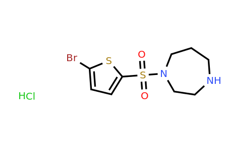 CAS 1365836-42-5 | 1-[(5-bromothiophen-2-yl)sulfonyl]-1,4-diazepane hydrochloride