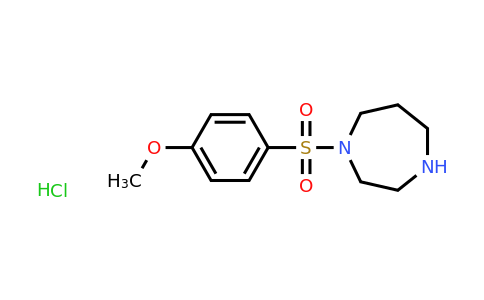 CAS 1365836-50-5 | 1-(4-methoxybenzenesulfonyl)-1,4-diazepane hydrochloride