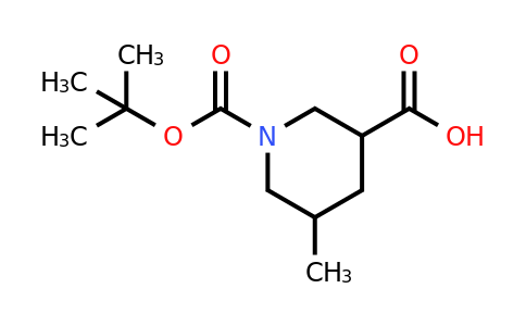 CAS 1365887-45-1 | 1-[(tert-butoxy)carbonyl]-5-methylpiperidine-3-carboxylic acid