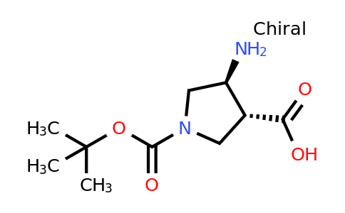 CAS 1365887-58-6 | (3R,4S)-4-Amino-1-(tert-butoxycarbonyl)pyrrolidine-3-carboxylic acid
