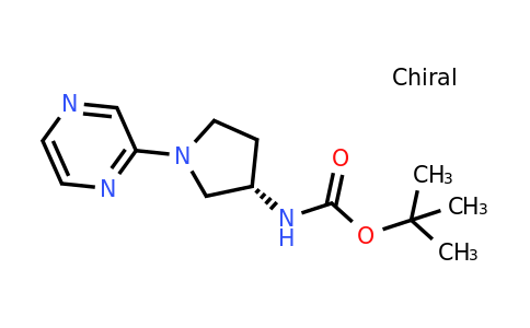 CAS 1365936-65-7 | (S)-tert-Butyl (1-(pyrazin-2-yl)pyrrolidin-3-yl)carbamate