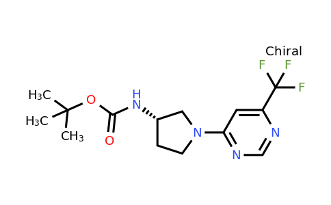CAS 1365936-92-0 | (S)-tert-Butyl (1-(6-(trifluoromethyl)pyrimidin-4-yl)pyrrolidin-3-yl)carbamate