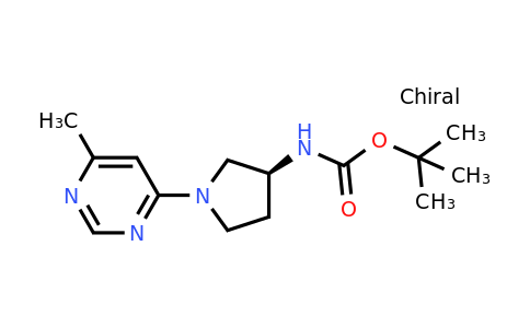 CAS 1365937-35-4 | (S)-tert-Butyl (1-(6-methylpyrimidin-4-yl)pyrrolidin-3-yl)carbamate