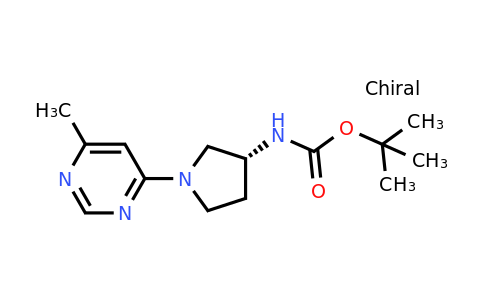 CAS 1365937-68-3 | (R)-tert-Butyl (1-(6-methylpyrimidin-4-yl)pyrrolidin-3-yl)carbamate
