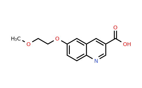 CAS 1365940-03-9 | 6-(2-Methoxyethoxy)quinoline-3-carboxylic acid