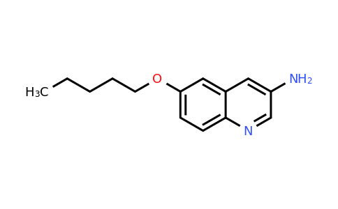 CAS 1365940-29-9 | 6-(Pentyloxy)quinolin-3-amine