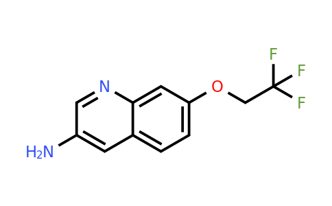 CAS 1365941-00-9 | 7-(2,2,2-Trifluoroethoxy)quinolin-3-amine