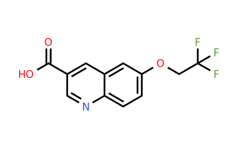 CAS 1365961-19-8 | 6-(2,2,2-Trifluoroethoxy)quinoline-3-carboxylic acid