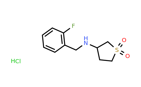 CAS 1365965-61-2 | 3-{[(2-fluorophenyl)methyl]amino}-1lambda6-thiolane-1,1-dione hydrochloride