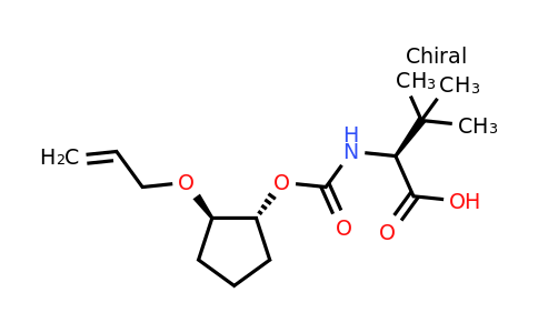 CAS 1365970-45-1 | (2S)-3,3-dimethyl-2-[({[(1R,2R)-2-(prop-2-en-1-yloxy)cyclopentyl]oxy}carbonyl)amino]butanoic acid