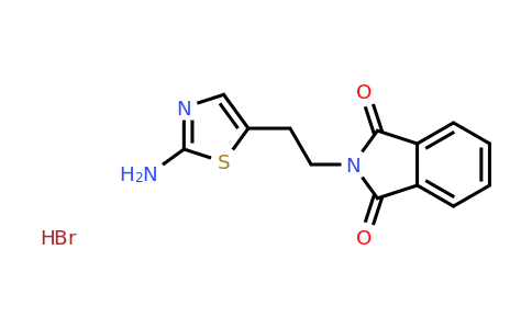 CAS 136604-50-7 | 2-(2-(2-Aminothiazol-5-yl)ethyl)isoindoline-1,3-dione hydrobromide