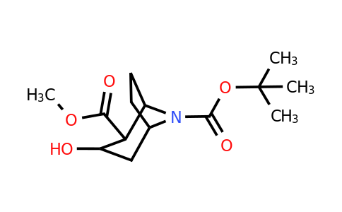 CAS 1366053-46-4 | O8-tert-butyl O2-methyl 3-hydroxy-8-azabicyclo[3.2.1]octane-2,8-dicarboxylate