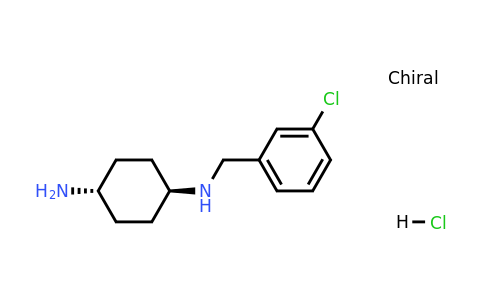 CAS 1366386-58-4 | trans-N1-(3-Chlorobenzyl)cyclohexane-1,4-diamine hydrochloride