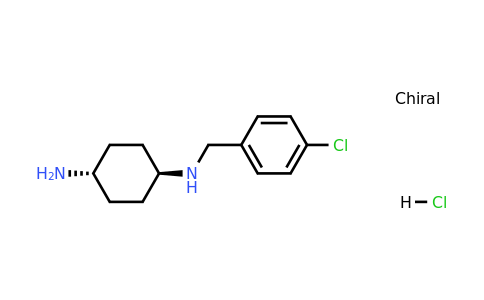 CAS 1366386-68-6 | (1r,4r)-N1-(4-Chlorobenzyl)cyclohexane-1,4-diamine hydrochloride