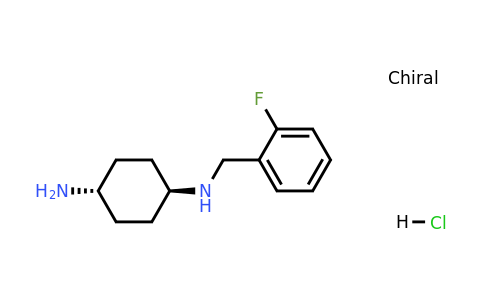 CAS 1366386-69-7 | (1r,4r)-N1-(2-Fluorobenzyl)cyclohexane-1,4-diamine hydrochloride