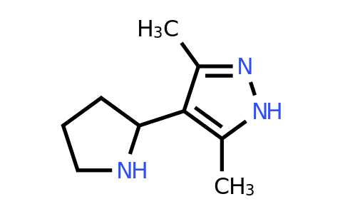 CAS 1367696-70-5 | 3,5-dimethyl-4-(pyrrolidin-2-yl)-1H-pyrazole