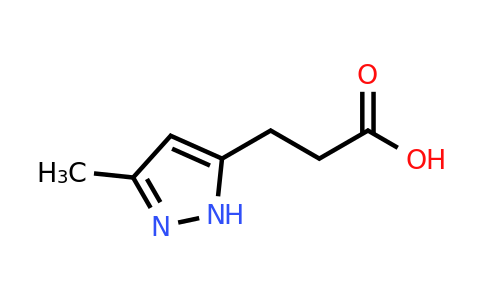 CAS 1367702-76-8 | 3-(3-Methyl-1H-pyrazol-5-yl)propanoic acid