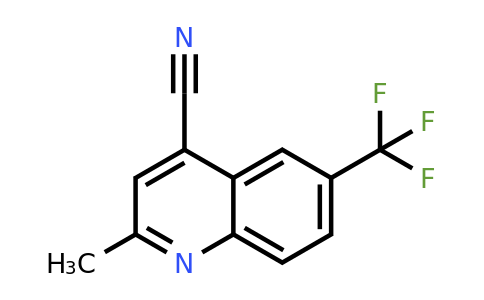 CAS 1367803-93-7 | 2-Methyl-6-(trifluoromethyl)quinoline-4-carbonitrile