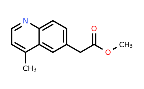 CAS 1367806-75-4 | Methyl 2-(4-methylquinolin-6-yl)acetate