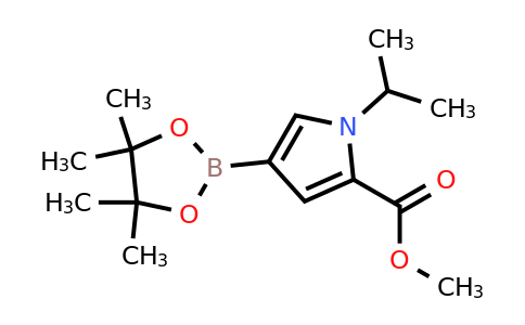 CAS 1367830-46-3 | Methyl 1-isopropyl-4-(4,4,5,5-tetramethyl-1,3,2-dioxaborolan-2-yl)-1H-pyrrole-2-carboxylate