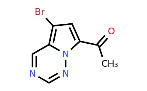 CAS 1367933-48-9 | 1-{5-bromopyrrolo[2,1-f][1,2,4]triazin-7-yl}ethan-1-one