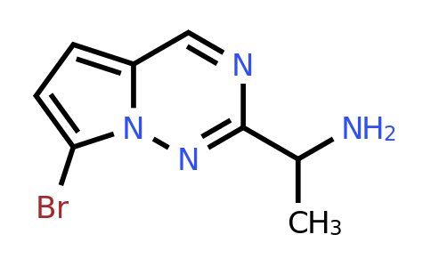 CAS 1367942-44-6 | 1-{7-bromopyrrolo[2,1-f][1,2,4]triazin-2-yl}ethan-1-amine