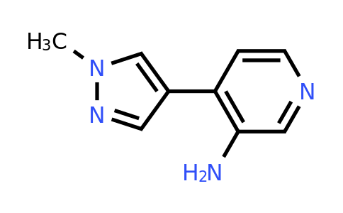 CAS 1367992-14-0 | 4-(1-Methyl-1H-pyrazol-4-yl)pyridin-3-amine