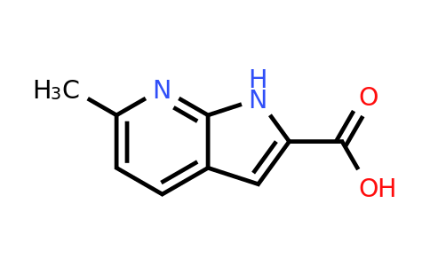 CAS 1368101-33-0 | 6-methyl-1H-pyrrolo[2,3-b]pyridine-2-carboxylic acid